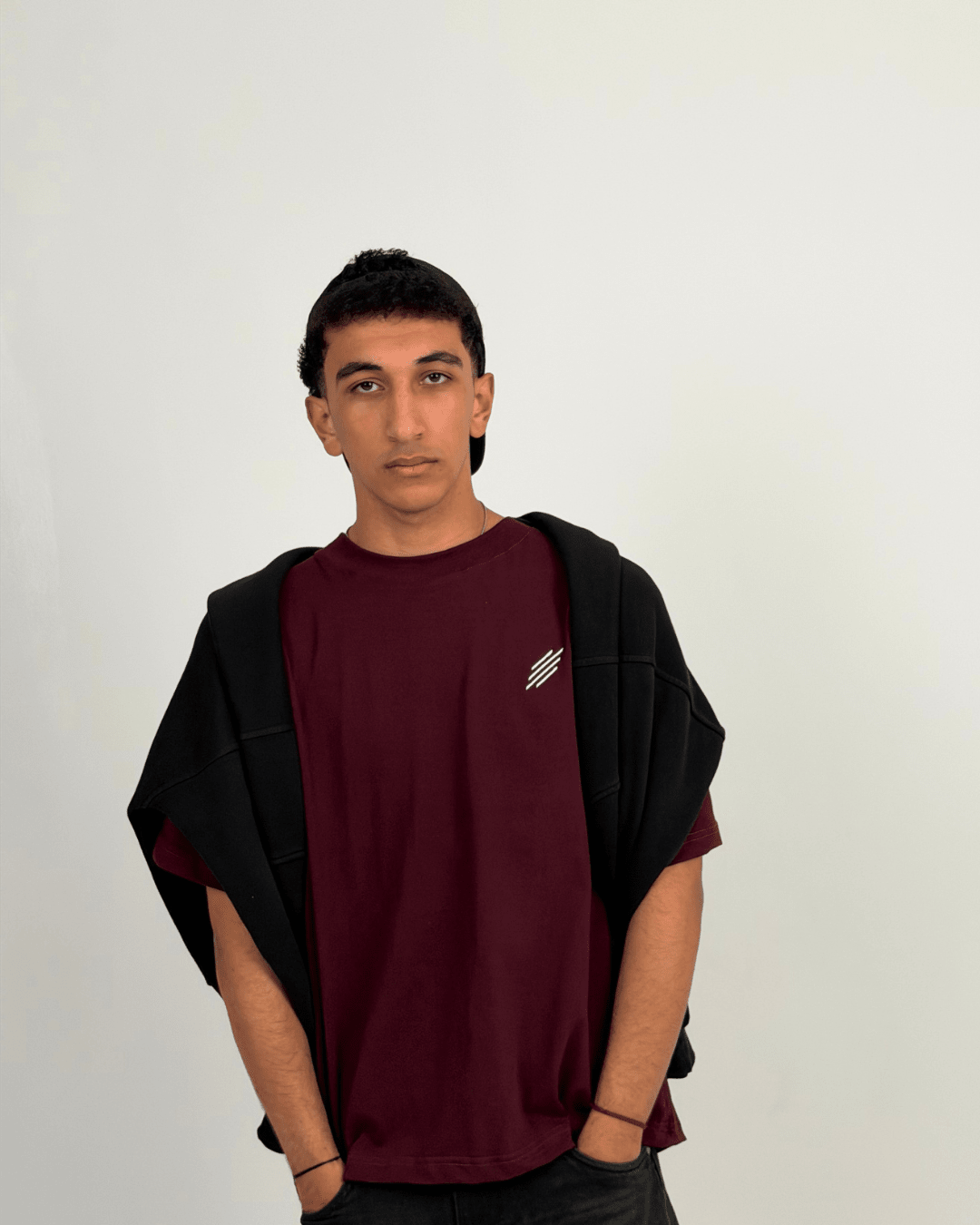 Cotton Regular Crew Neck Tee - Half Sleeve - Parallels